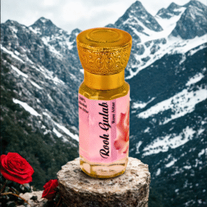 Rooh Gulab Attar – Pure Indian Rose Essence | Long-Lasting Natural Fragrance | Alcohol-Free Floral Perfume Oil