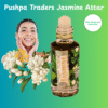 Jasmine Attar – Luxurious Natural Perfume Oil | Soothing Floral Aroma | Long-Lasting Alcohol-Free Fragrance