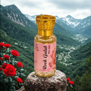 Rooh Gulab Attar – Pure Rose Essence, Long-Lasting Natural Fragrance, Alcohol-Free Perfume Oil