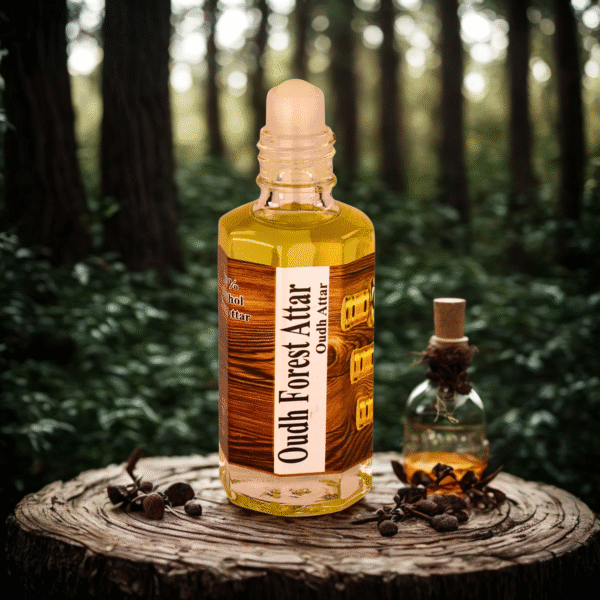 Oudh Forest Attar – Arabic Woody Scent with Resinous, Green , Floral Hints