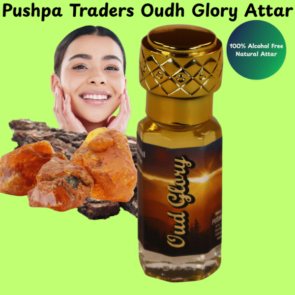 10 Oud Glory Attar – Premium Arabic Scent, Long-Lasting, Alcohol-Free, Unisex Roll-On Perfume Oil – 12ml