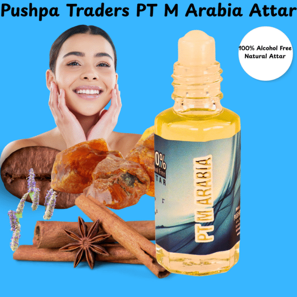 11 M Arabia Natural Attar – Premium Alcohol-Free Arabic Perfume Oil with Long-Lasting, Exotic Woody & Floral Oriental Fragrance Notes