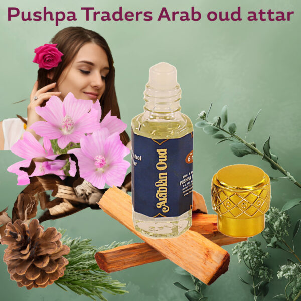 12 Arabian Oud Attar – Luxurious Long-Lasting Perfume Oil | Exotic Oriental Scent | Alcohol-Free | Unisex Fragrance