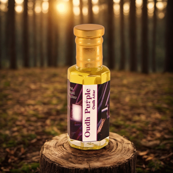 12 Oudh Purple Attar: Arabic Aroma with Saffron, Pepper & Citrus Zest