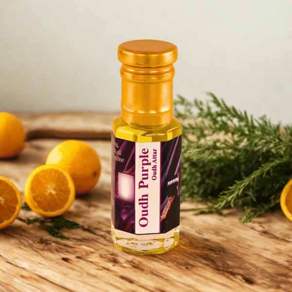 12 Oudh Purple Attar: Arabic Aroma with Saffron, Pepper & Citrus Zest