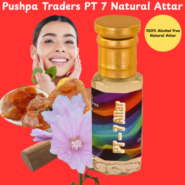 12 PT – 7 Natural Attar | Premium Arabic Fragrance | Long Lasting | Alcohol-Free Perfume Oil