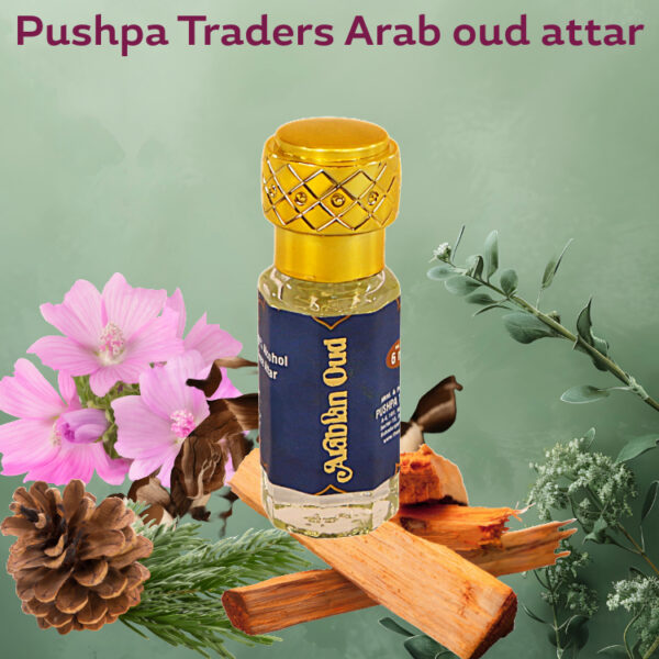 13 Arabian Oud Attar – Luxurious Long-Lasting Perfume Oil | Exotic Oriental Scent | Alcohol-Free | Unisex Fragrance
