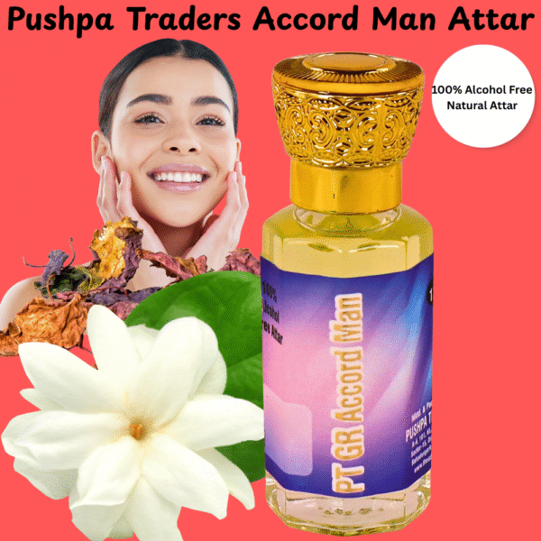 15 Gr Accord Man Natural Attar – Inspired by Invictus, Bold & Long-Lasting Scent, Premium Alcohol-Free Perfume Oil for Men