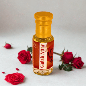 Gulab Attar – Pure Indian Rose Perfume, Long-Lasting Floral Fragrance, Alcohol-Free Natural Scent for Men & Women