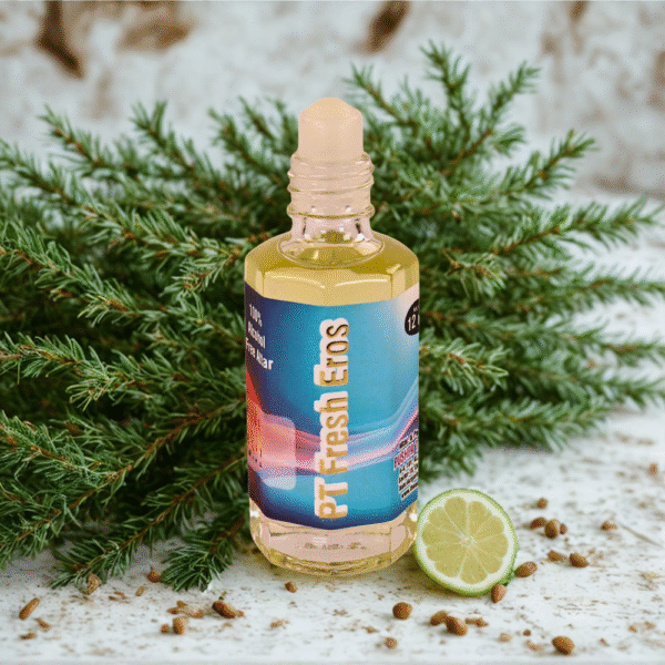 6 Fresh Eros Natural Attar – Bold, Long-Lasting Perfume Inspired by V Eros, Alluring & Alcohol-Free Scent for Men & Women