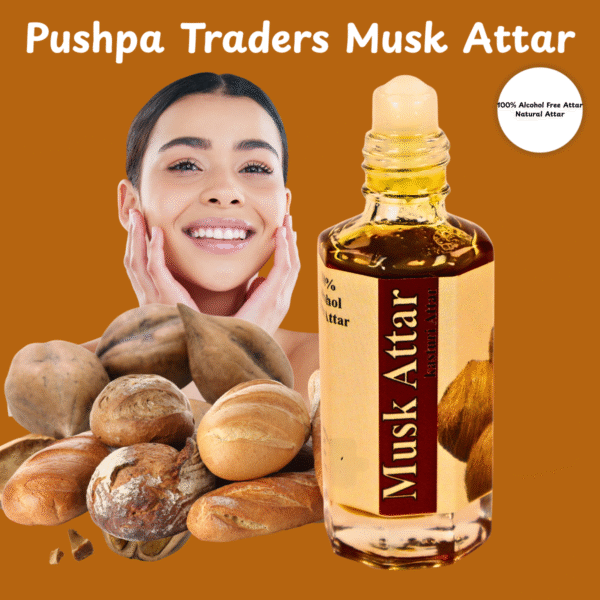 6 Musk Attar – Long-Lasting Natural Fragrance | Alcohol-Free | Unisex Perfume Oil | Premium Indian Attar