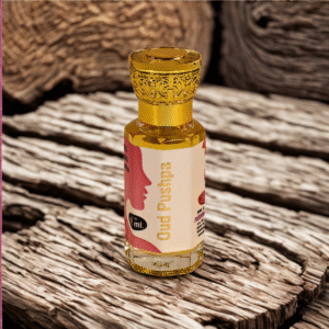Oud Pushpa Attar – Premium Alcohol-Free Long-Lasting Arabic Fragrance, Unisex Perfume Oil, Made in India, 12ml Roll-On