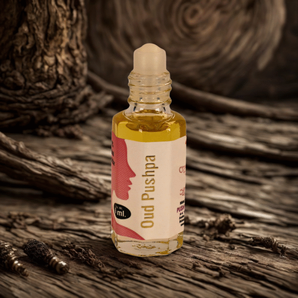 6 Oud Pushpa Attar – Premium Alcohol-Free Long-Lasting Arabic Fragrance, Unisex Perfume Oil, Made in India