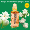 Motia Attar – Pure Natural Jasmine Perfume Oil | Long-Lasting Alcohol-Free Fragrance | Unisex Roll-On | Made in India