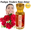 Gulab Attar – Pure Indian Rose Perfume, Long-Lasting Floral Fragrance, Alcohol-Free Natural Scent for Men & Women