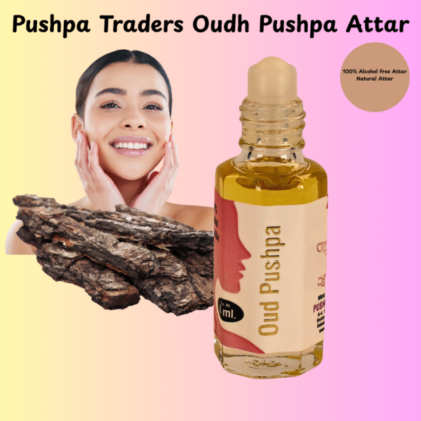 8 Oud Pushpa Attar – Premium Alcohol-Free Long-Lasting Arabic Fragrance, Unisex Perfume Oil, Made in India