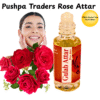Gulab Attar – Pure Indian Rose Perfume, Long-Lasting Floral Fragrance, Alcohol-Free Natural Scent for Men & Women
