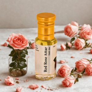 Rose Attar – Pure Natural Gulab Fragrance | Alcohol-Free, Long-Lasting Attar for Men & Women | Indian Floral Perfume