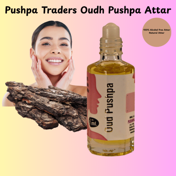 9 Oud Pushpa Attar – Premium Alcohol-Free Long-Lasting Arabic Fragrance, Unisex Perfume Oil, Made in India, 12ml Roll-On