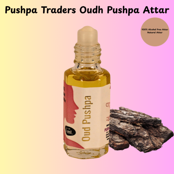 9 Oud Pushpa Attar – Premium Alcohol-Free Long-Lasting Arabic Fragrance, Unisex Perfume Oil, Made in India